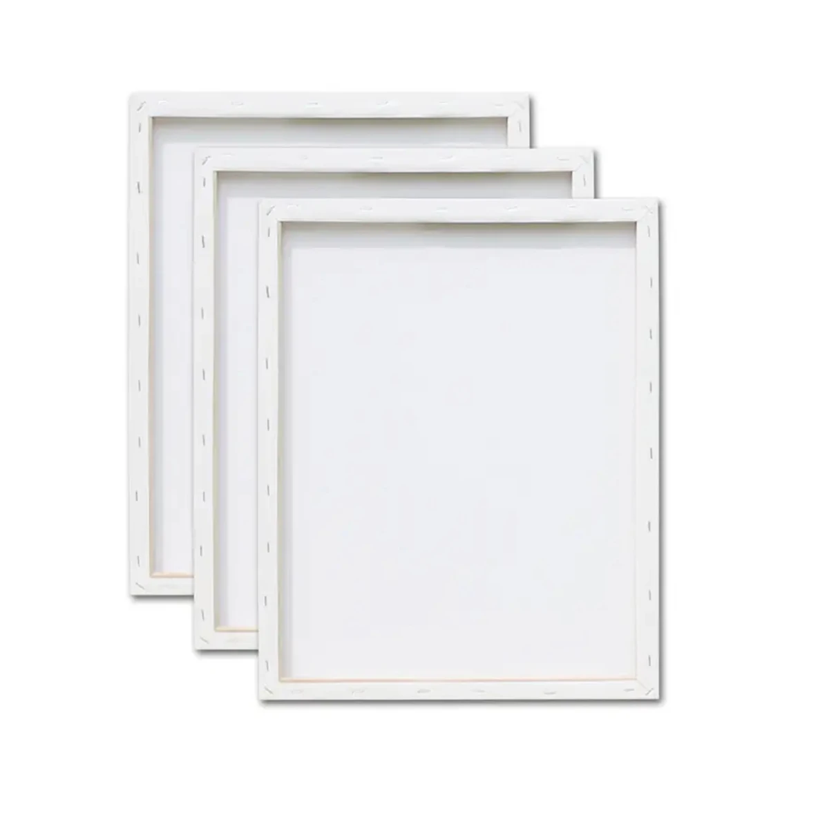 Pack of 4 Stretched Canvas for Painting 25x50cm,10x20 inch 100