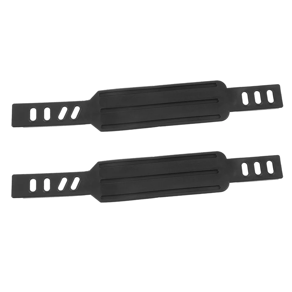 운동 자전거 페달 스트랩, 고정 밴드 용품, 발받침 미끄럼 방지 발가락 조절 가능, 사이클링 스포츠 플라스틱 피트니스 사이클