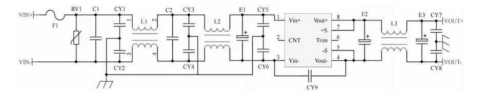 Hi-Link DCDC 200W 200Q-110S24 110V auf 24V Geregeltes Einzel-Ausgangs-Halbbrücken-Isoliertes Stromversorgungsmodul – Detail 8