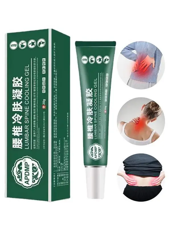 Shoulder Spine Joint Lumbar Pain Ointment Gel 20g Green Bruises Cold Compress Cooling