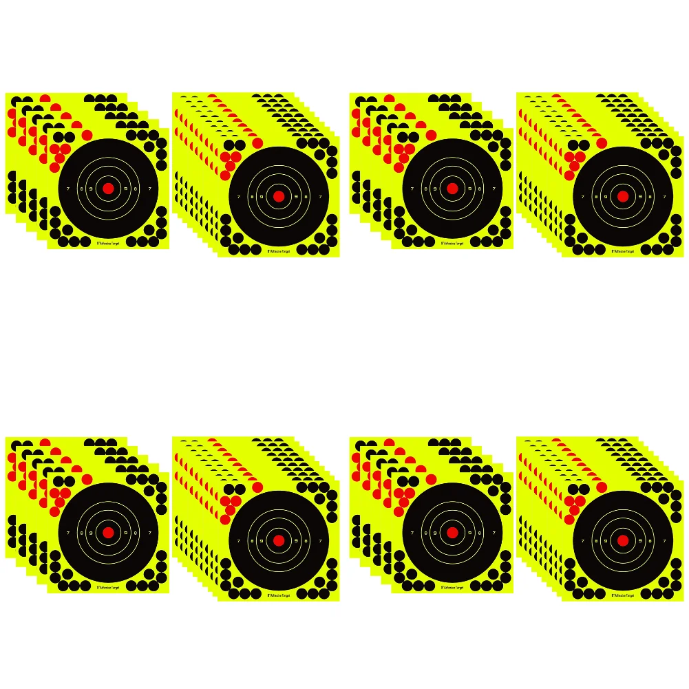 High Visibility Reactive Splatter Target Stickers