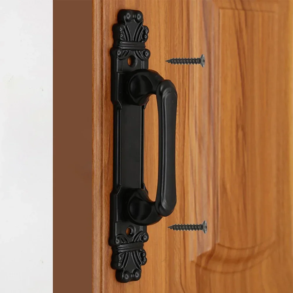 Barn Antique Sliding Door Handles For Cabinet Wardrobe Buckle Accessories Heavy Duty Vintage Door Handle Grip 1/2pc