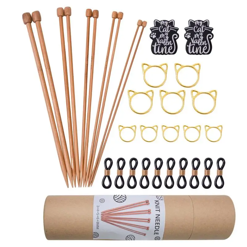 

Knitting Needles Hole Blind Sewing Needles Kit For DIY Projects Elderly Self Threading NeedlesCrochet Knitting Yarn Knitting Net