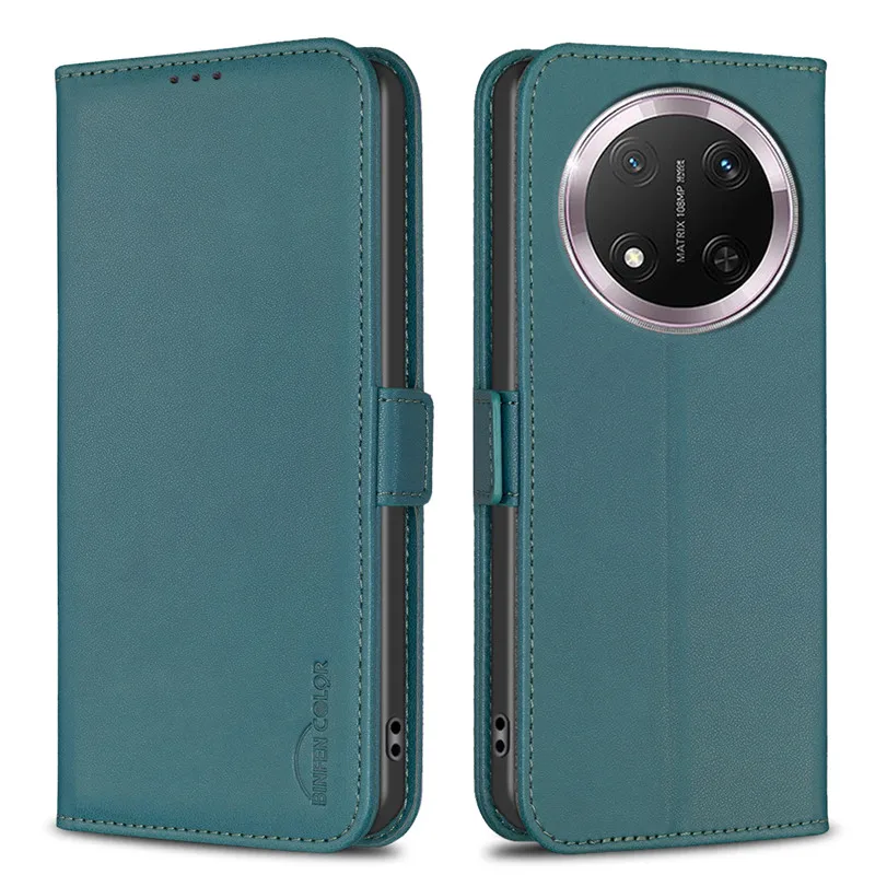 Luxury Magnetic Flip Leather Wallet Case with Card Slot Support - Enhanced Protection & Book Cover Design