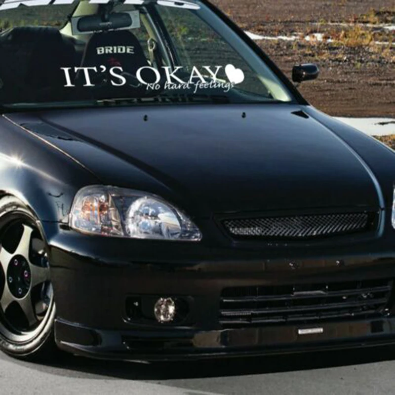 

"Nothing "personalized slogan windshield window car decal sticker