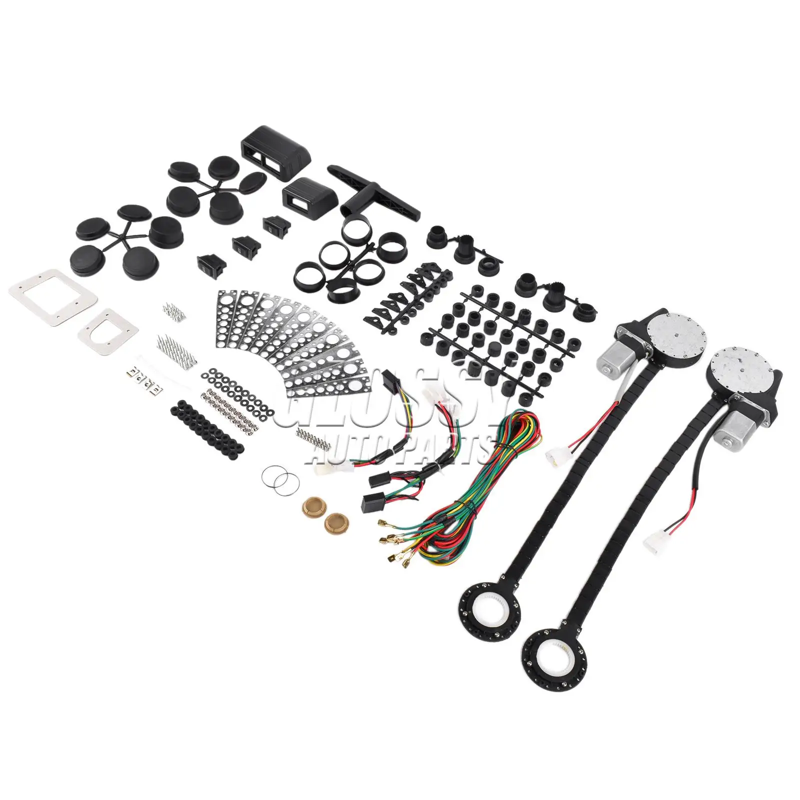 Universal Electric Power Window Kit For 2-Door Pickup Trucks & SUVs – Easy Conversion!