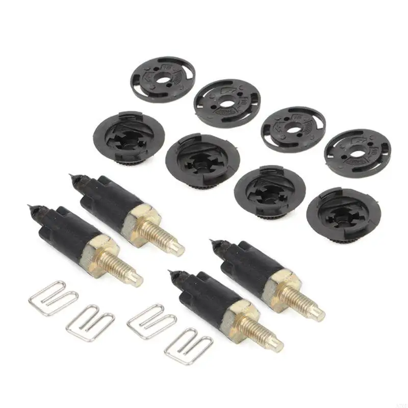 HDI Engine Cover Clip Bolt Bonnet Hood Replacement 16Pcs A70F Easy Installation for C4 C5