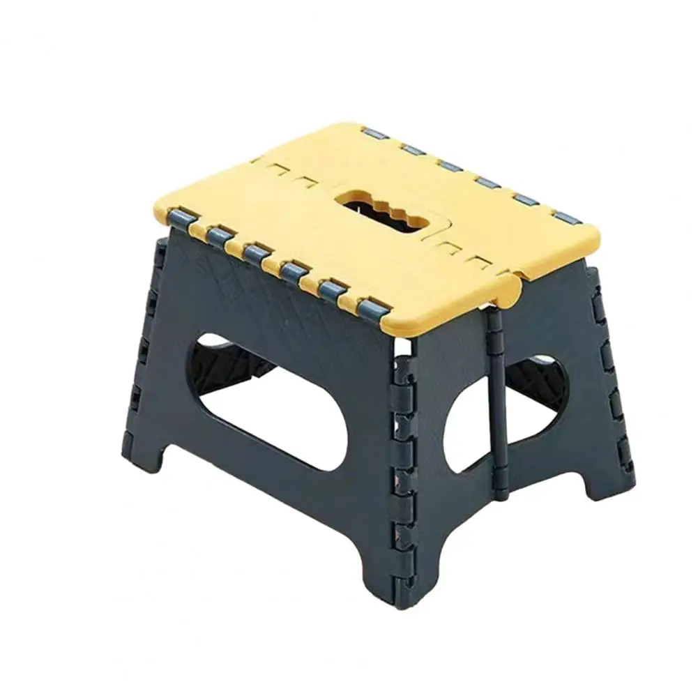 Practical Folding Step Stool 3 Colors Folding Chair High Stability Take Rest Heavy-Duty Step Stool Chair