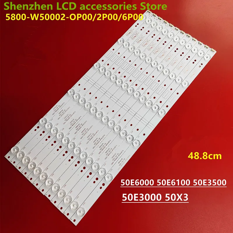 Per Skyworth 50 E6000 50 E6100 50 E3500 50 E3000 50 U2 Kukai U50 48.8Cm 6Led 100% Nuova Striscia Di Retroilluminazione A Led