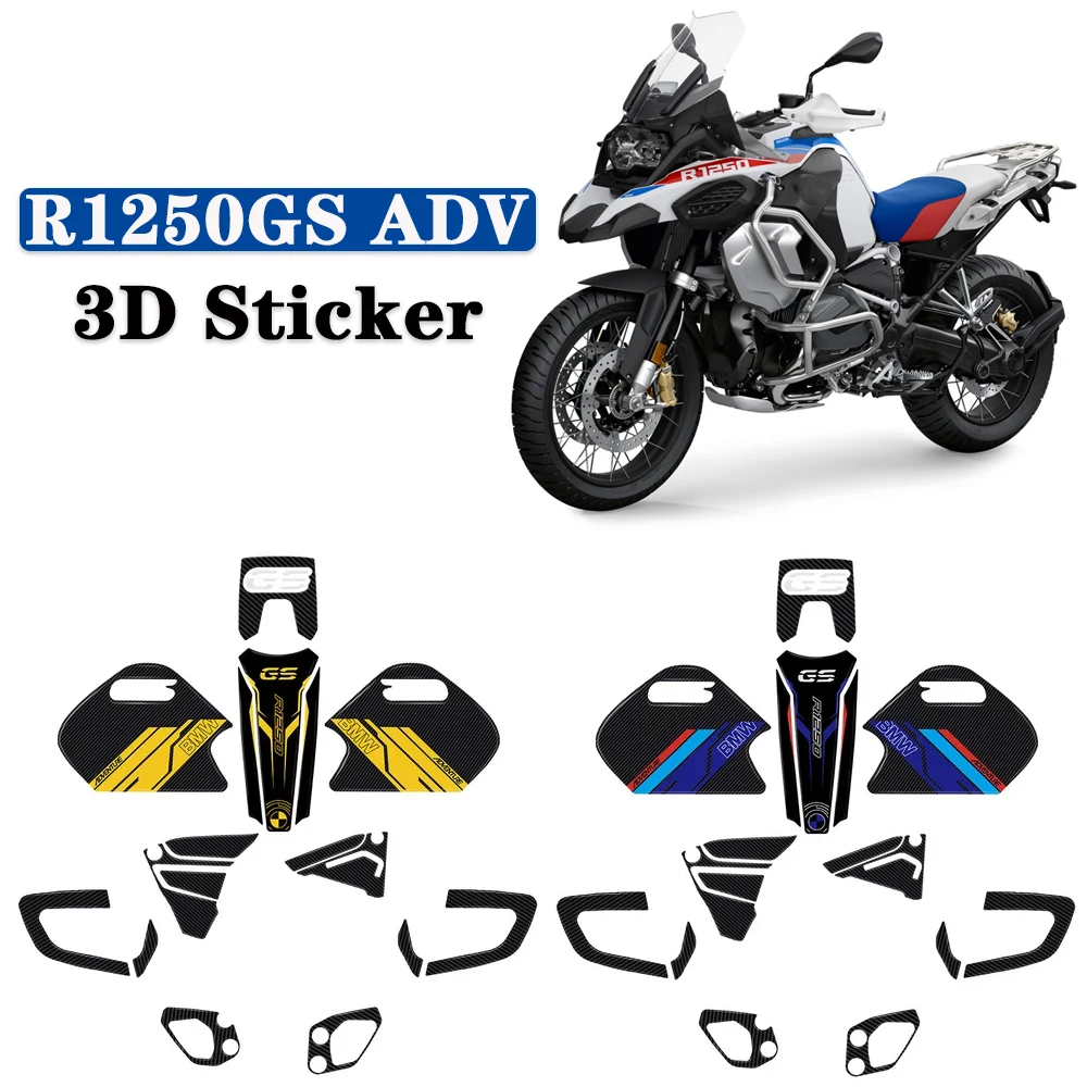 

R1250GS Adventure Accessories 3D Sticker For BMW R1250 GS ADV 2021 2022 2023 Motorcycle 3D Resin Sticker Anti-Scratch Protection