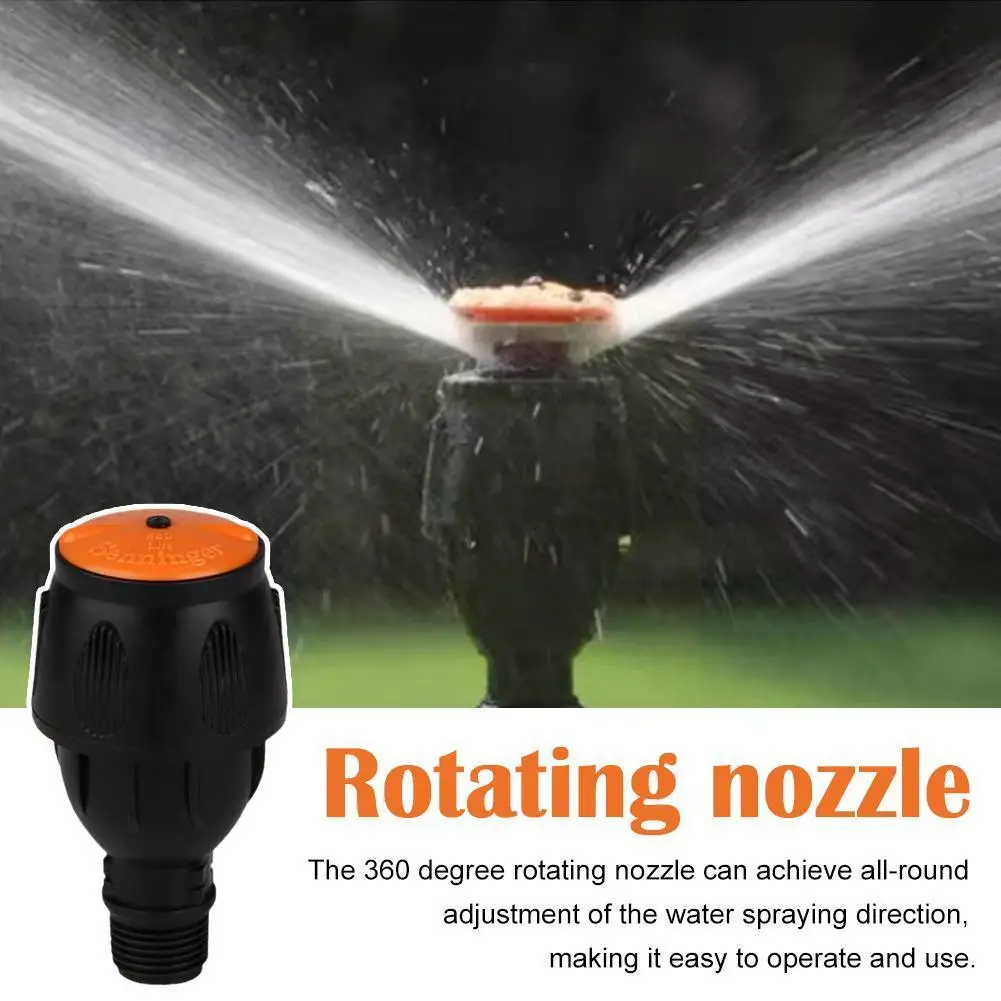 

1 Pcs Garden Watering Sprinklers 360 Degrees Rotating Nozzle Mini Spraying Adjustable For Flower Garden Greenhouse E5X8