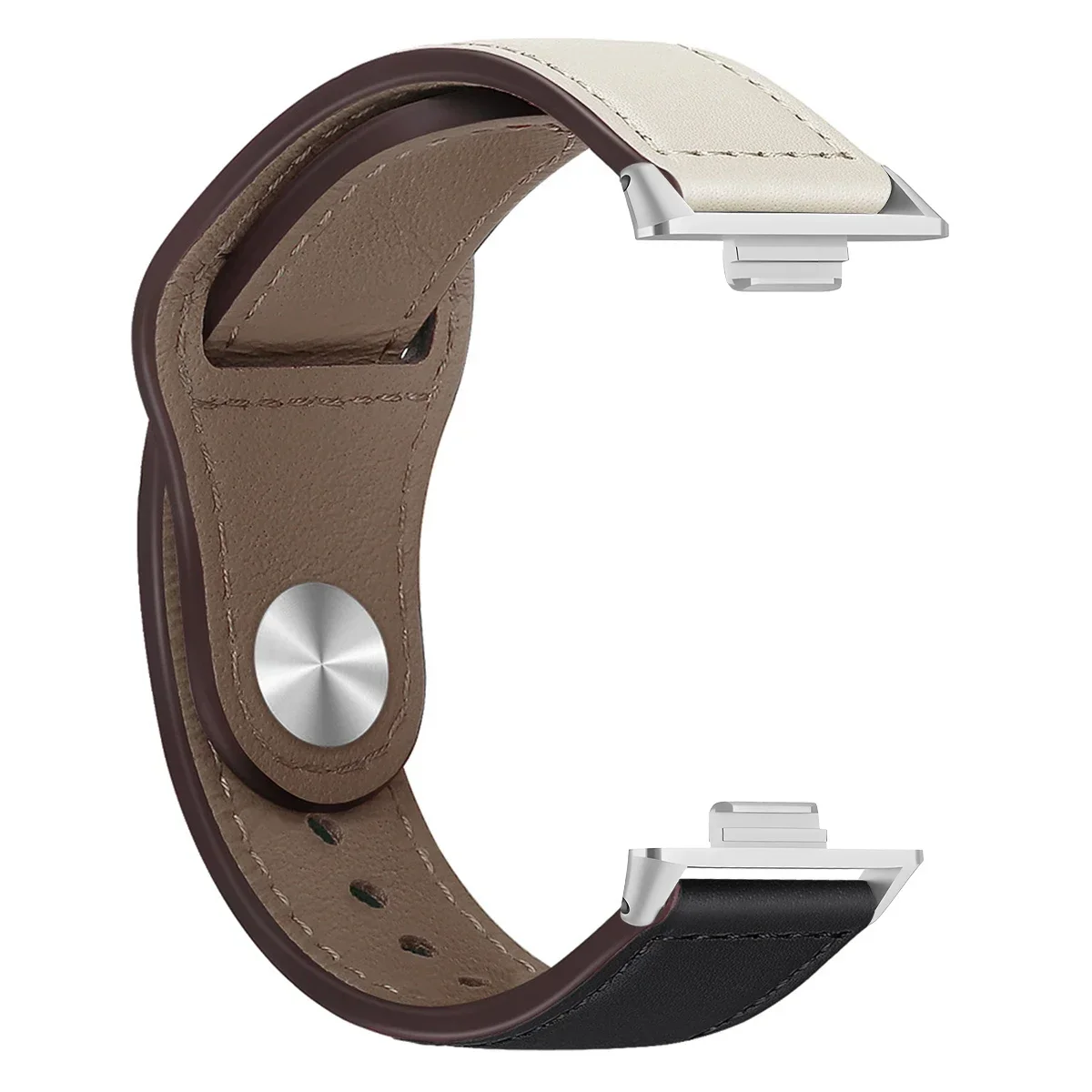 Premium Leather Band Wrist Strap for Smart Watches - Stylish Accessory Compatible with Multiple Models