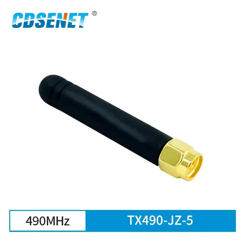 2pc/lot 490MHz SMA-J 2dBi TX490-JZ-5 short raido wireless Antenna Omnidirectional Aerial Straight Antenna