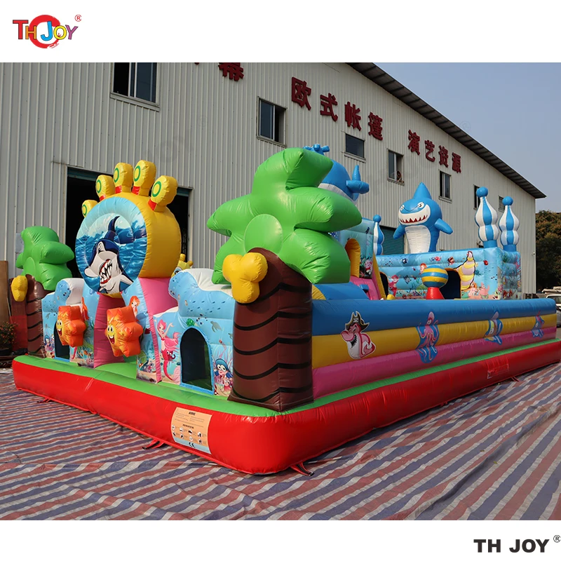 The-Underwater-World-Theme-Inflatable-Slide-Commercial-Circus-Carnival ...