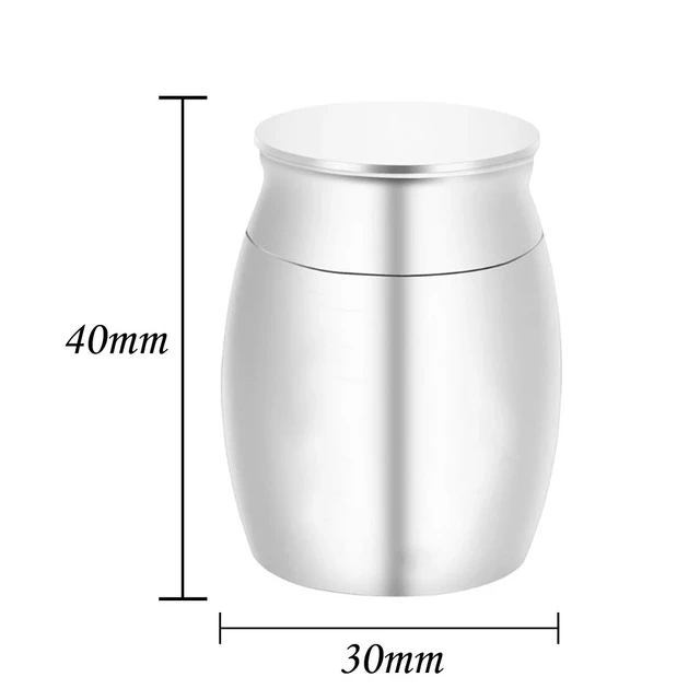 Cute Rabbit and Moon Cremation Keepsake Urns for Human Ashes of Pet Mini Small Funeral Casket Titanium Steel Angel Memorial Jar 2