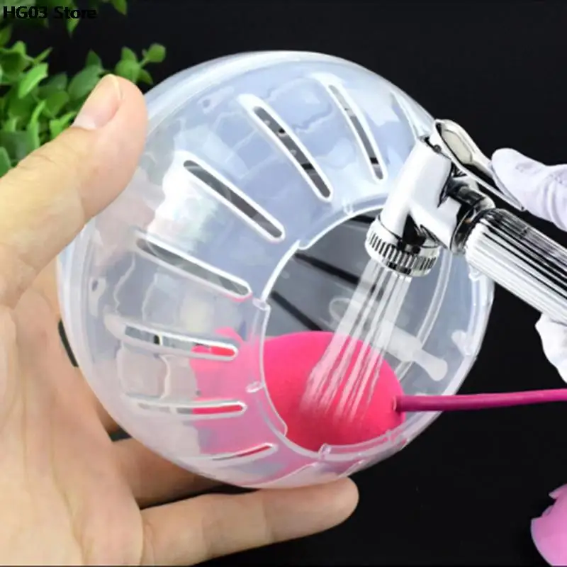 10cm Breathable Clear Ball Without Bracket Hamster Pets Product Small Running Ball 3Colors Plastic Fit For Small Pets Pink blue