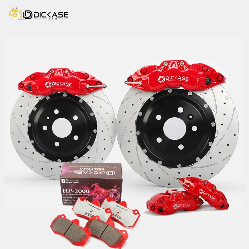 High perfromance GT6 brake caliper with 405mm drilled floating brake kit rotors for Cadillac Escalade ,22inch,front wheel
