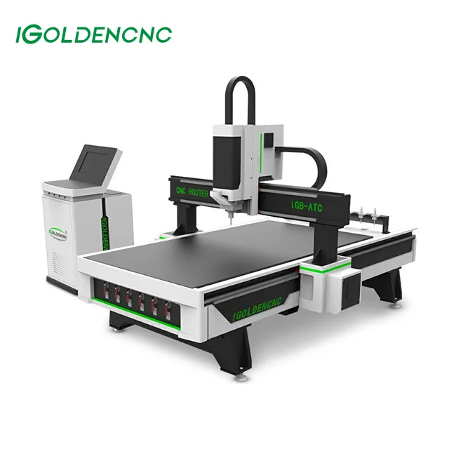 

1325 Cnc Router Tool Changer 1530 Atc 3d Woodworking Machinery for Doors Wooden Furniture