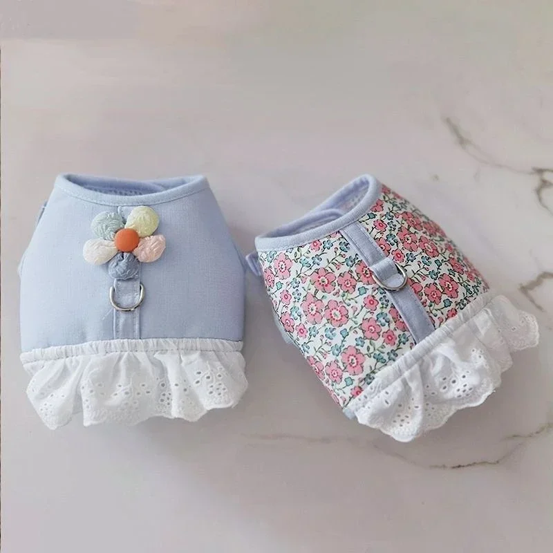 Dog Traction Rope Vest Style Walking Rope Dog Chain Strap Puppy Small Dog Teddy Bear Pomeranian Cat Supplies Accessori Per Cani