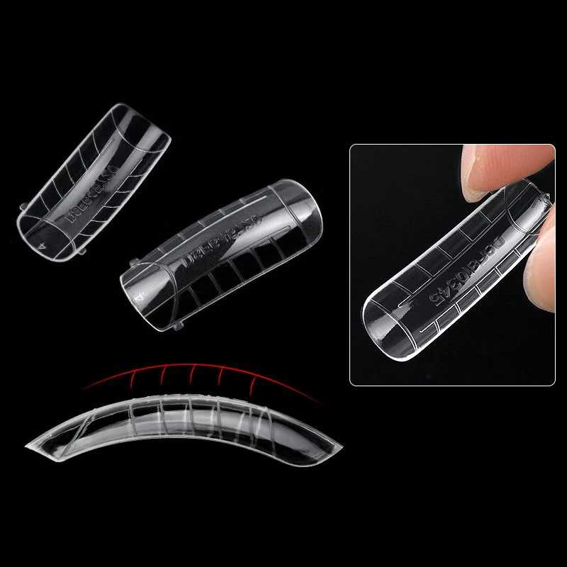 Transparent Full Coverage Press-On Nail Tips - 120 Pack by Misscheering