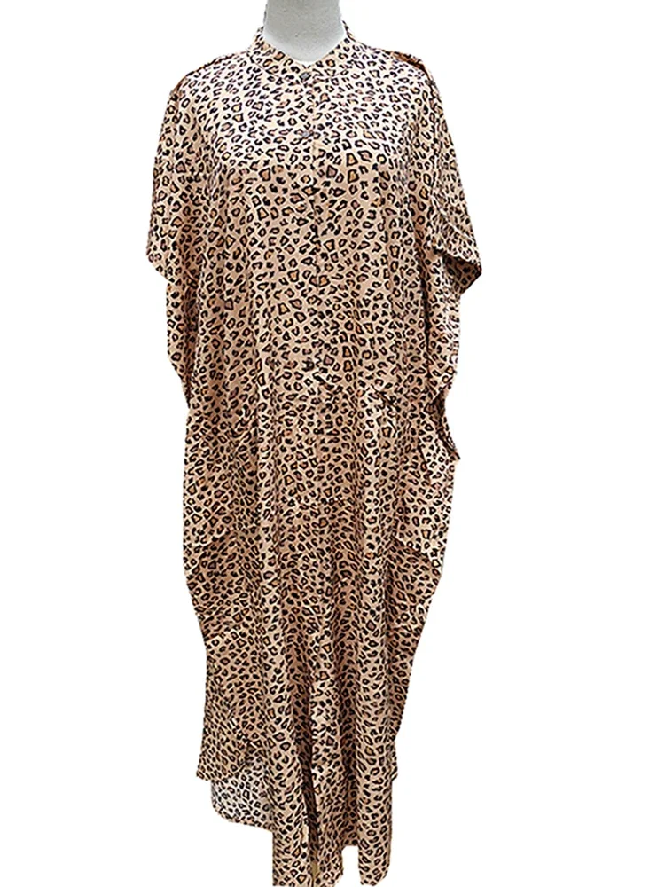 Cover-ups Kaftan Beach Print SnakeSkin Swimsuit Cover Up Kimono Plage Beach Robe Femme Long Dress Sarong Dress Beachwear