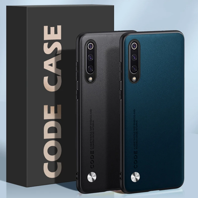 Luxury PU Leather Matte Shockproof Phone Case - Premium Silicone Protection
