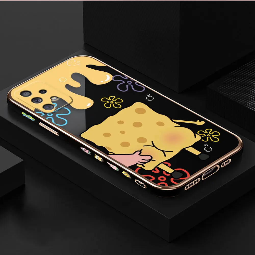 thumbnail image 1 of Smooth E-TPU Phone Case For Samsung A73 A72 A71 A54 A53 A52 A51 A33 A32 A23 A22 A13 A12 A34 A14 5G Case Cute S-SpongeBob Cartoon, 1 of 5