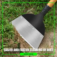 1PC Multi-Functional Outdoor Garden Cleaning Shovel Steel flat shovel ice shovel Weeding Planting Farm Weeding Tool Dropshipping 1