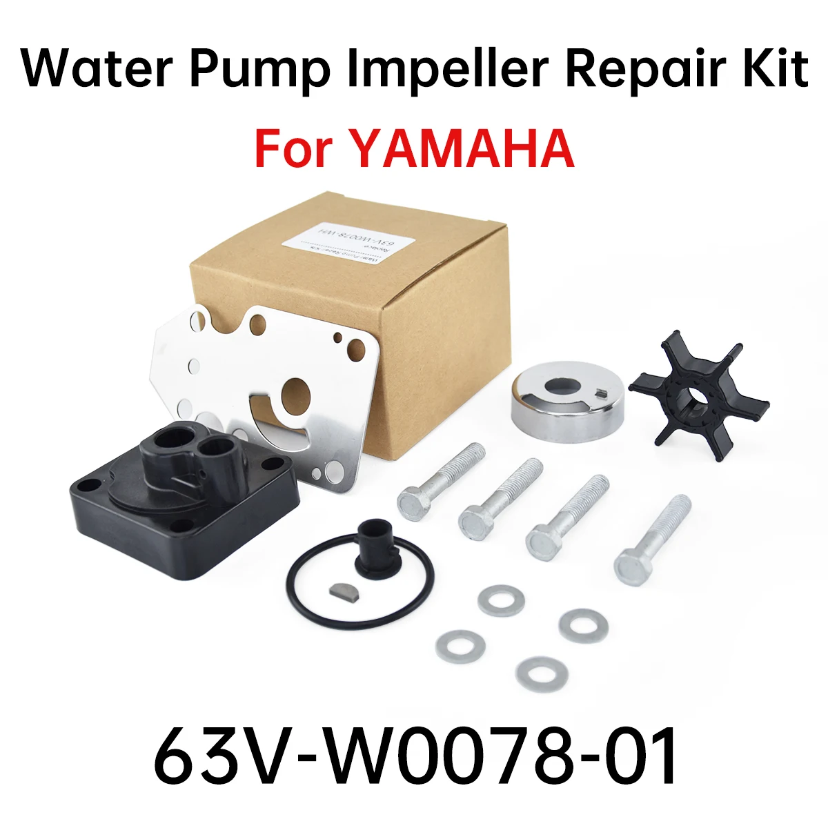 2ストローク25HP 30HP 2シリンダーボートモーター用ウォーターポンプ修理キット 689-W0078-A6 689-W0078 30HP-50HP-60HP  70HP 75HP 船外機用ウォーターポンプインペラー ウォーターポンプインペラーキット 船外機対応 2/4ストローク 150 175 200  250HP 18-3395 61A-W007 ... 船舶用部品 ウォーターポンプインペラーキット Ymh 2ストローク 25 30 HP 船外機 689-W0078-A4 A6-00