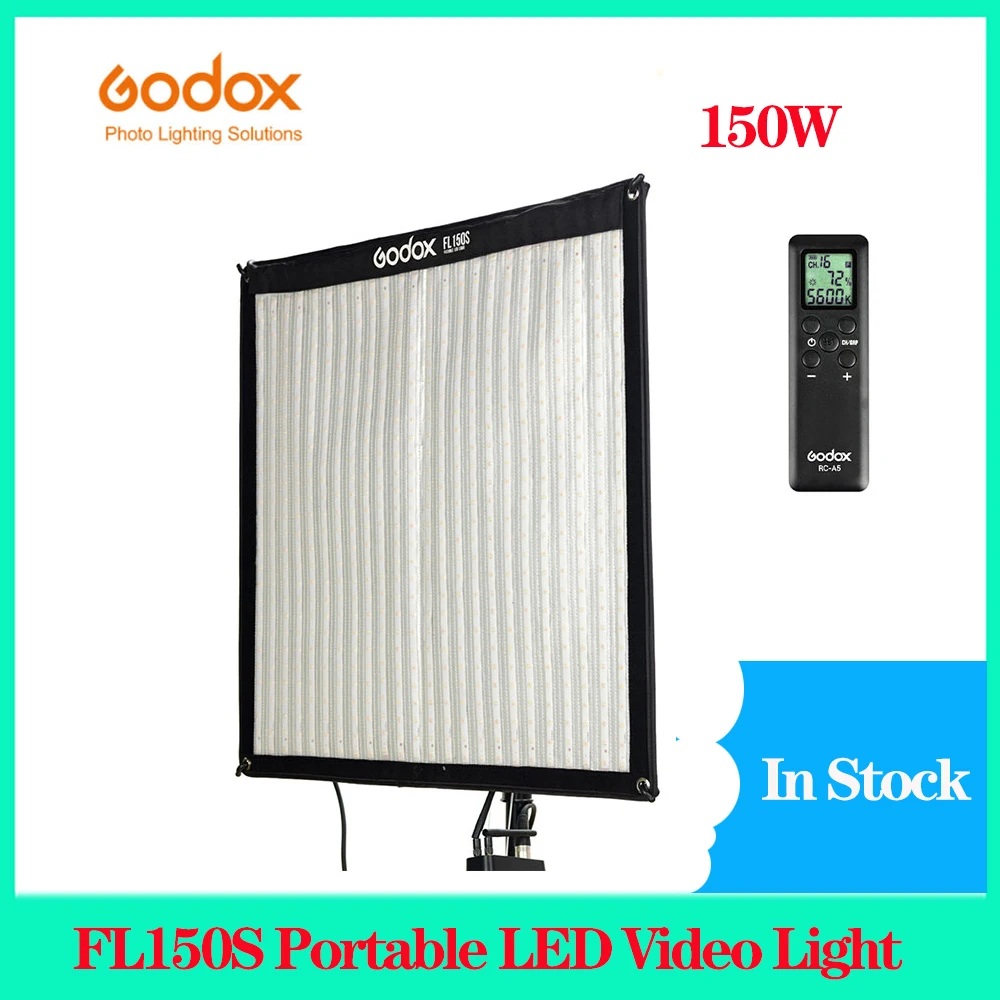 

Портативная фотолампа Godox FL150S, 150 Вт, с пультом дистанционного управления