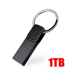 2TB High - Speed Waterproof Metal USB Flash Drive (Black 1TB)