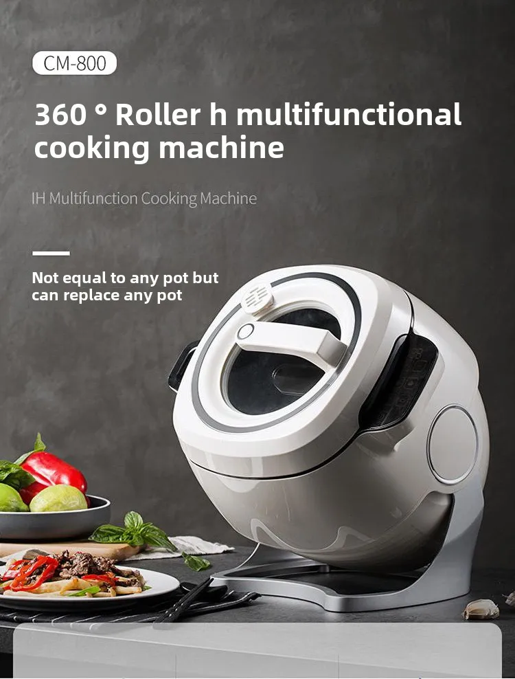 Desktop multi-functional cooking machine Household and commercial roller type frying pan Automatic intelligent fried rice robot