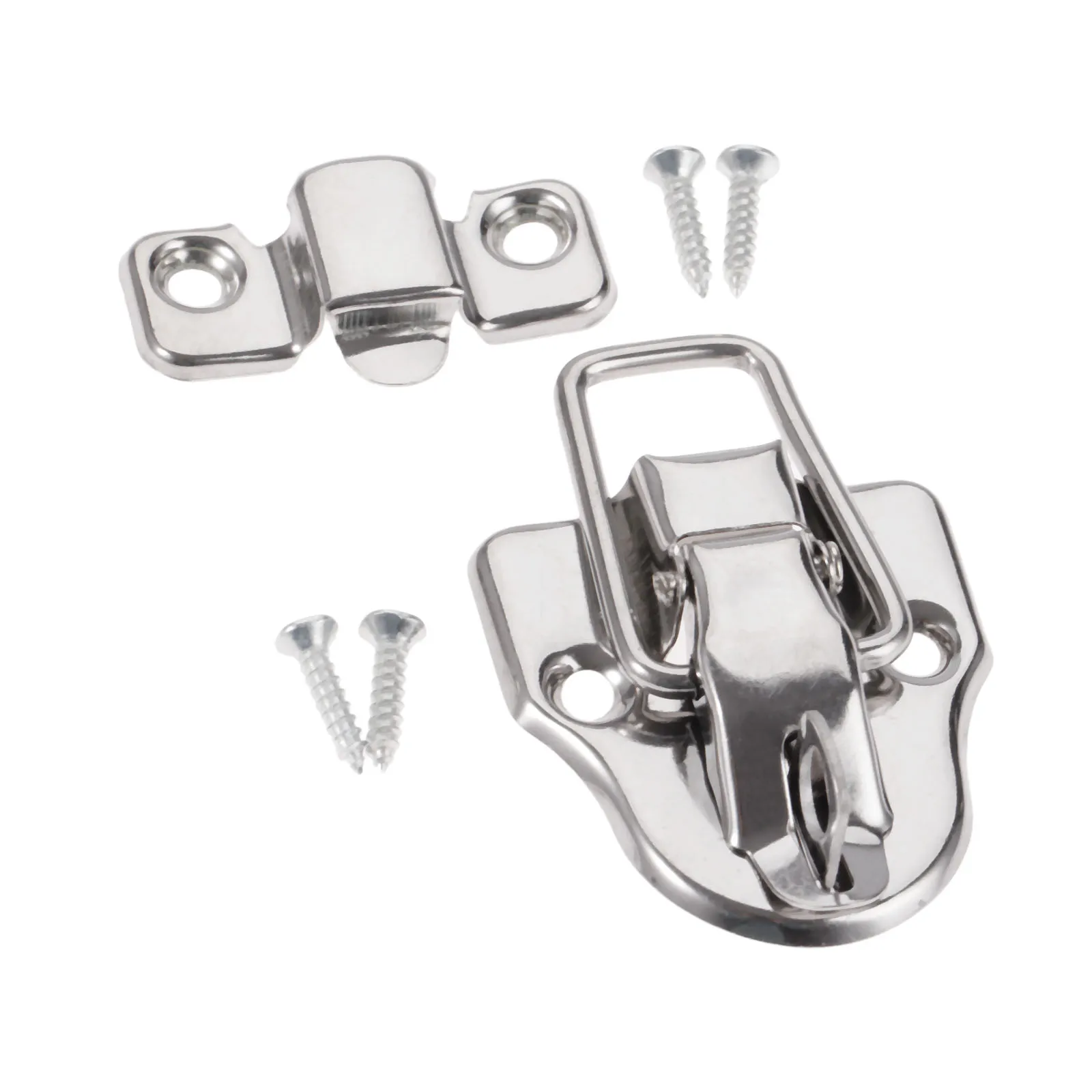 40*60mm Vintage Lock Antique Jewelry Box Hasps Drawer Latche 4Pcs Suitcases Toggle Latch Buckle Clasp Furniture Hardware + Screw furniture hardware,toggle latches,jewelry box hasps,decorative latches