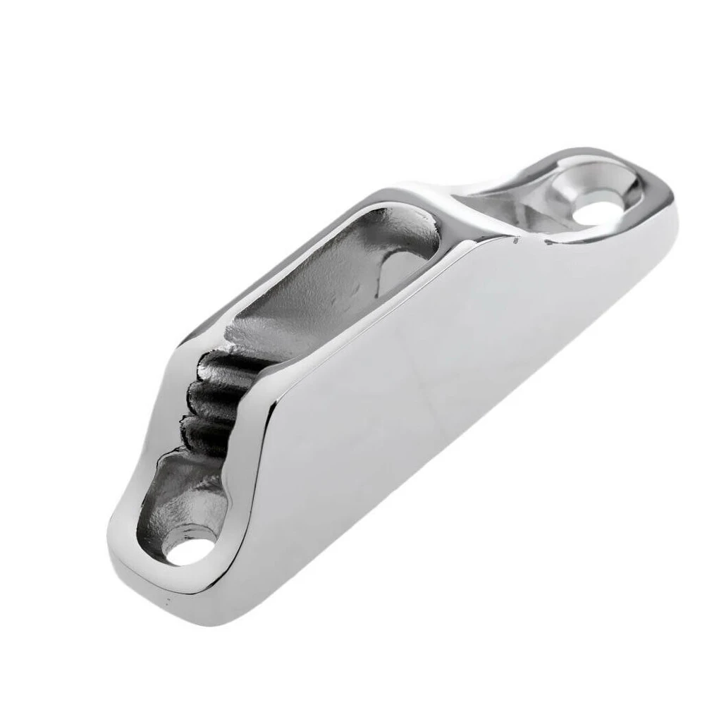 

Boat Cleat Skid-proof Strong Heavy Duty 316 Stainless Steel Clamp Cleats Sea Accessories Hardware Kayak Dinghy