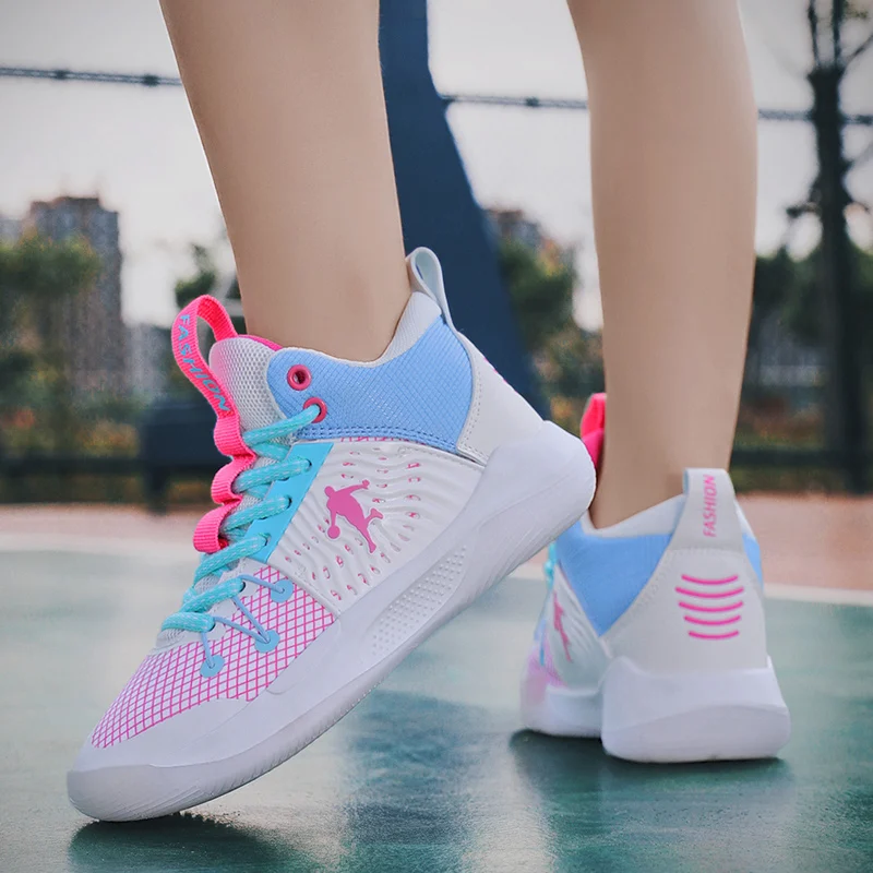 Brand Basketball Shoes For Kids Sneakers Non-Slip Cushion Boys Basketball Sneakers Sports Shoes Comfortable Children's kids shoes,red sneakers,shadow sneakers