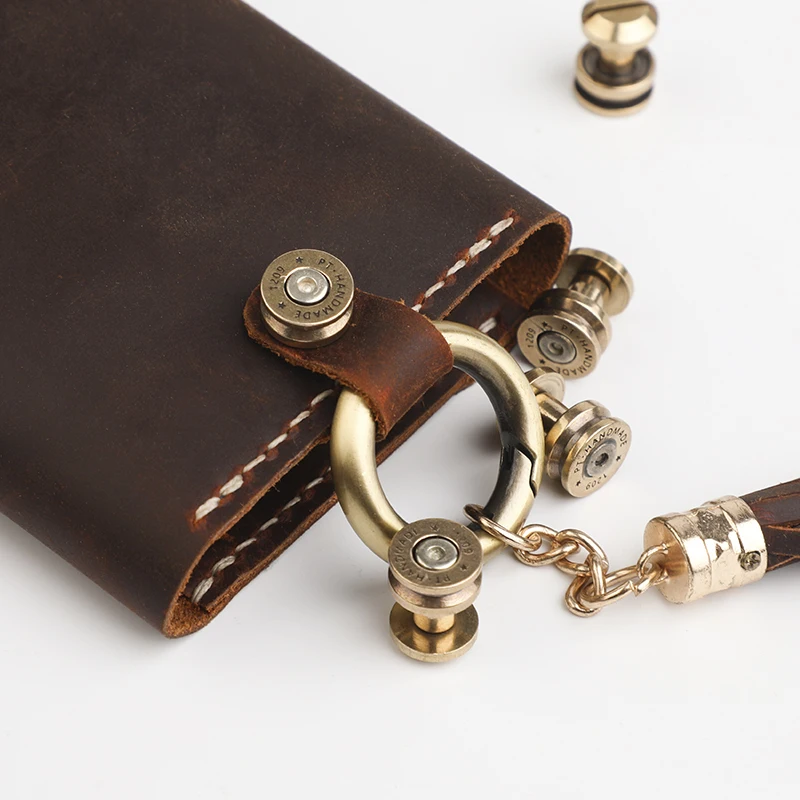 Description Picture 6 of item1pc Brass DIY Bag Buckle Handbag Round Head Lock Buckle LeatherCraft Sewing Hardware Bag Clasp Lock Durable Accessories