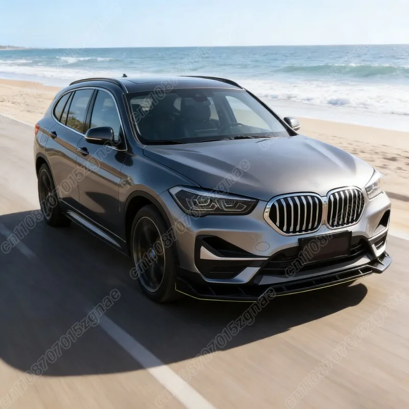 BMW F48 X1 X-Drive 2015 2016 2017 2018 2019 2020 2021 2022 차량용 프론트 범퍼 립 스포일러 스플리터 바디 개조 키트