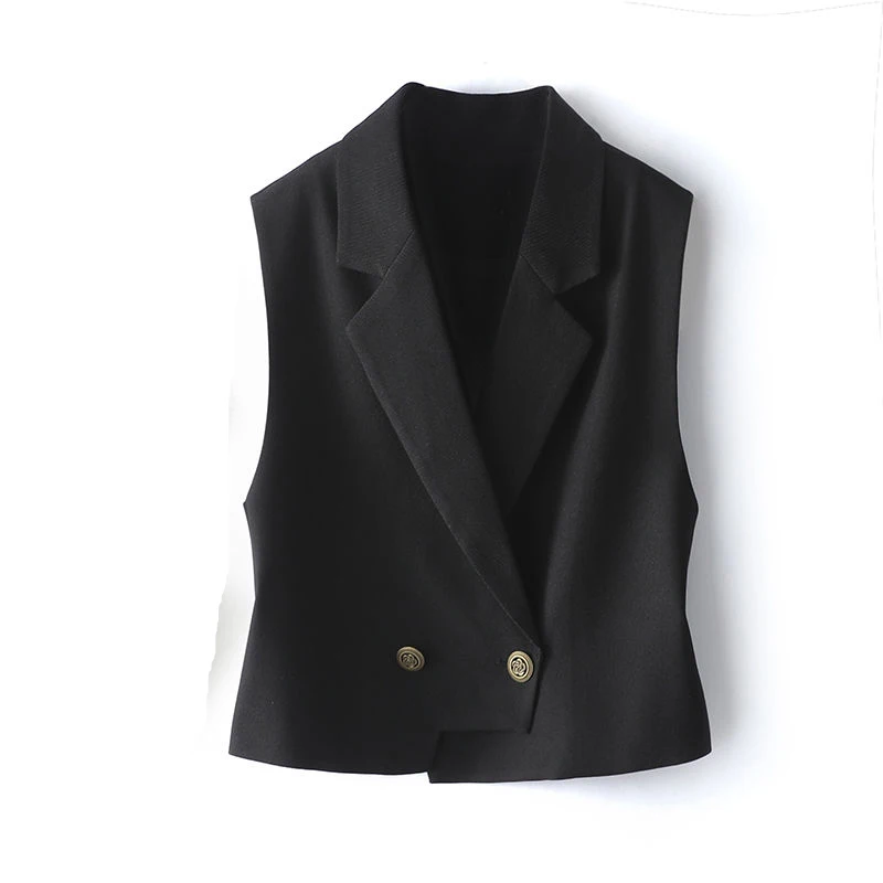 Double breasted suit jacket 2024 spring vest jacket for women  jacket  vest for women  waistcoat women