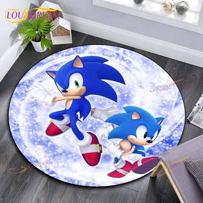 The Hedgehog Sonic Doormat Blanket Carpet Anti-Slip Rug Living Room Mat 3 Size 
