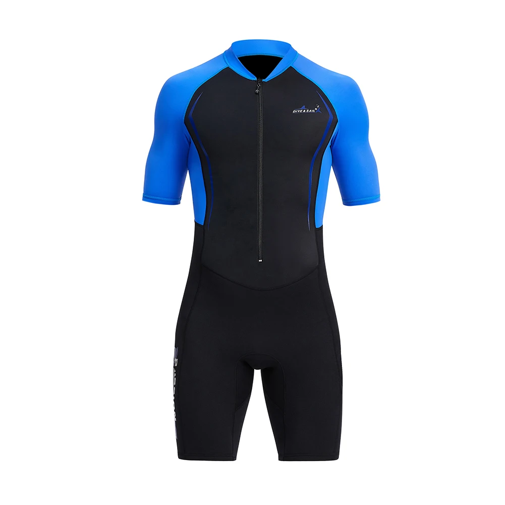 

Неопреновые гидрокостюмы для дайвинга SAIL 1,5 мм, купальники с короткими рукавами, женские костюмы для дайвинга