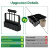 Black Gardening Manual Soil Block Maker Soil Blocker Garden Sowing Tool Suitable For Garden Soil Potted Plants Outdoor Plants 6