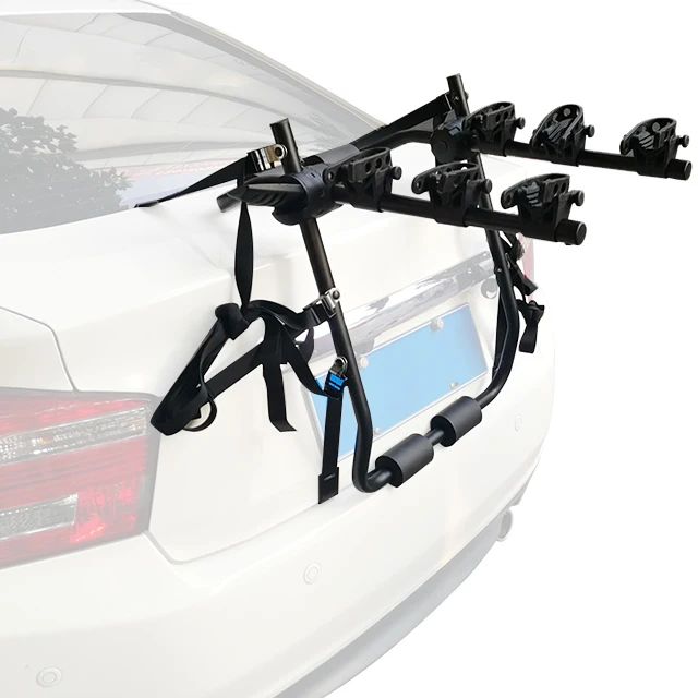 steel car rear mounted bike rack bicycle carrier for 3 bikes bicycle rack