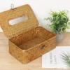 1pc Simple Tissue Box, Napkin Dispenser Container, Tissue Holder With Cover, Tissue Storage Box For Bathroom Living Room Bedroom 3