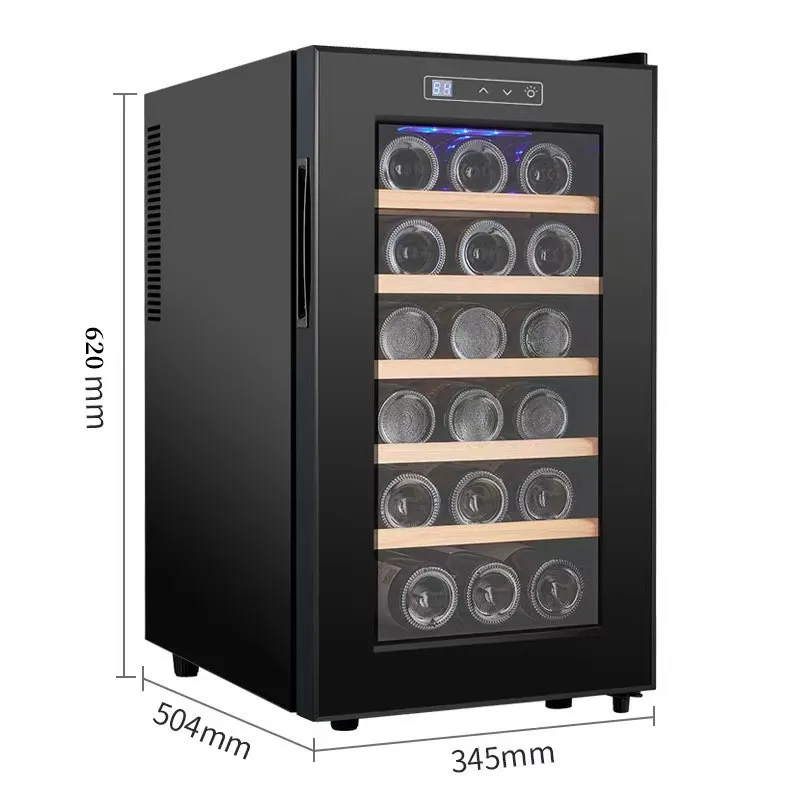 18-Pack Drinks cabinet, constant temperature wine cabinet, refrigerator, electronic refrigeration, air cooling, small household wi