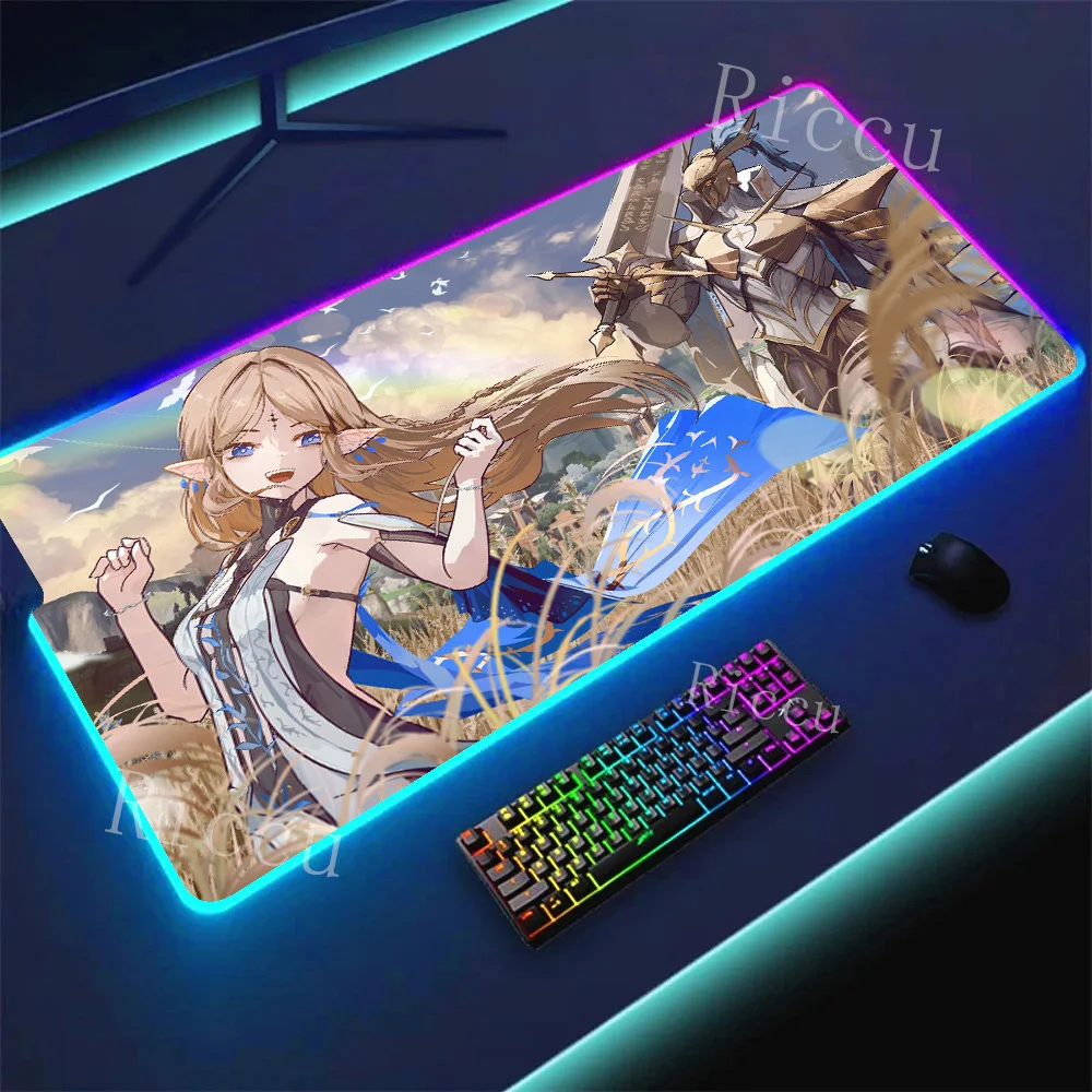 Extra Large RGB HD Kawaii Non-slip Gaming Mouse Pad