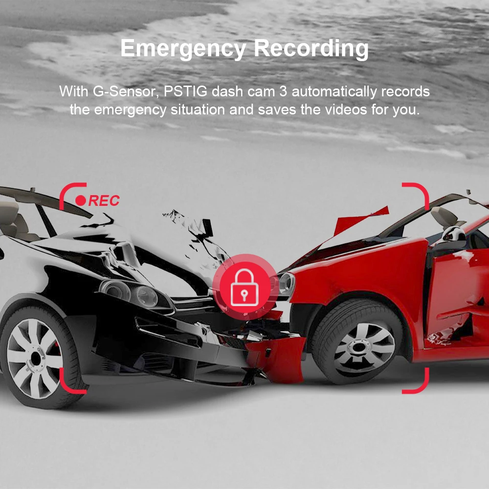 PSTIG XS5Pro Car Camera Recorder Rearview Mirror New 5.5Inch Full HD 1080P 64G Dash Cam Car DVR Video Dual Lens Touch Screen