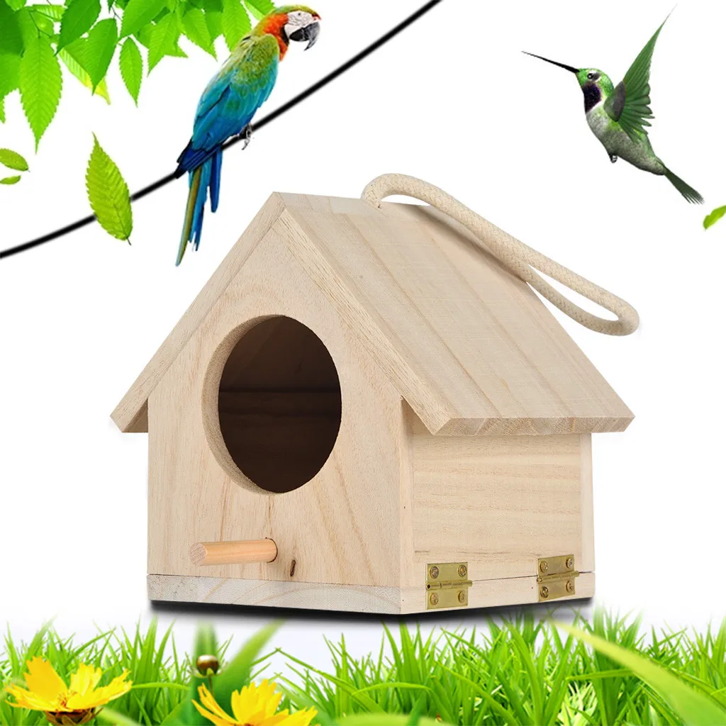 Large Outdoor Wooden Bird House 1