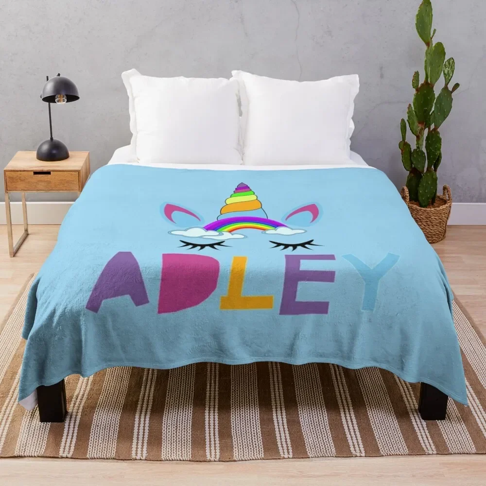 

Adley Throw Blanket funny gift Camping Blankets
