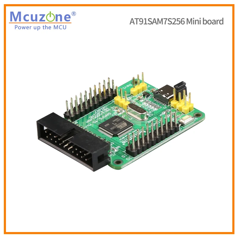 Mini Placa Kit de Desenvolvimento Arm7 7s256 Sam7s256 Usb para Baixo Jtag Microchip Atmel At91sam7s256 - Imagem 2