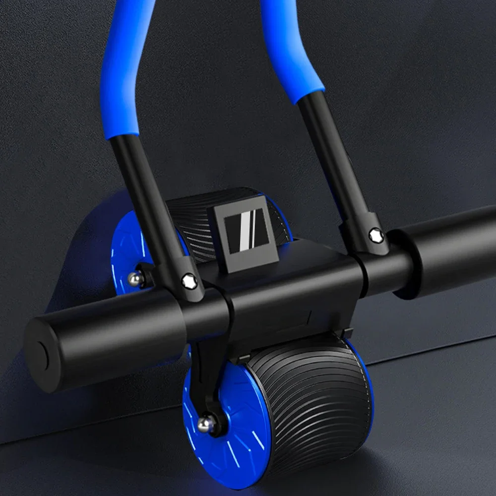 New hand-held type fitness equipment Automatic rebound Abdominal Exercise Roller ab wheel